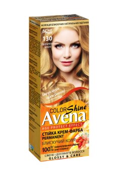 Cтойкая крем-краска для волос Acme Color Avena Shine Color 130 Пшеничный, 133 мл
