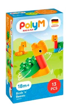 Конструктор PolyM Птахи та звірята (760002)