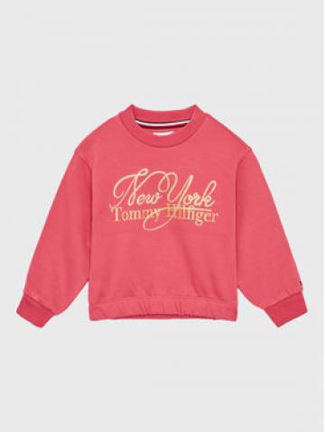 Tommy Hilfiger Світшот Script KG0KG07045 M Рожевий Regular Fit Tommy Hilfiger Світшот Script KG0KG07045 M Рожевий Regular Fit