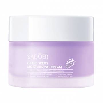 Увлажняющий крем для лица Sadoer Grape Seed Antioxidant Moisturizing Cream с антиоксидантами из виноградных косточек, 50 г Увлажняющий крем для лица Sadoer Grape Seed Antioxidant Moisturizing Cream с антиоксидантами из виноградных косточек, 50 г