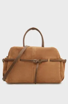 Женская рыжая замшевая сумка Allure Рыжий M PRPY PRFWFL12664W
