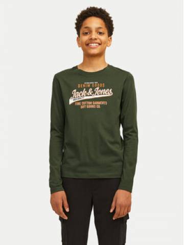 Jack&Jones Junior Блузка Logo 12258882 Зелений Regular Fit Jack&Jones Junior Блузка Logo 12258882 Зелений Regular Fit
