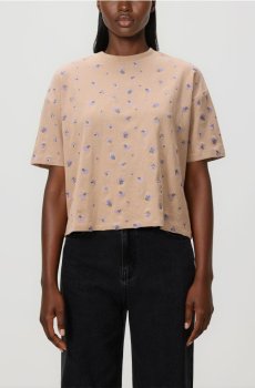 Reserved - Футболка з вишивкою - бежевий - 041HT-08X