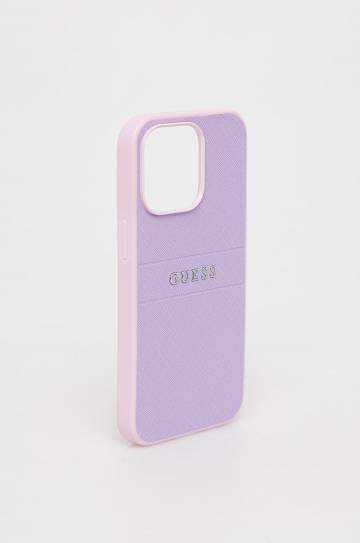 Чехол на телефон Guess цвет фиолетовый Чехол на телефон Guess цвет фиолетовый