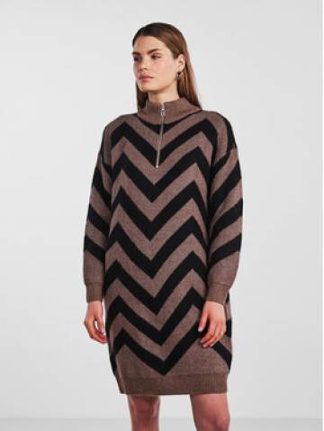 YAS Трикотажна сукня 26030801 Коричневий Regular Fit YAS Трикотажна сукня 26030801 Коричневий Regular Fit