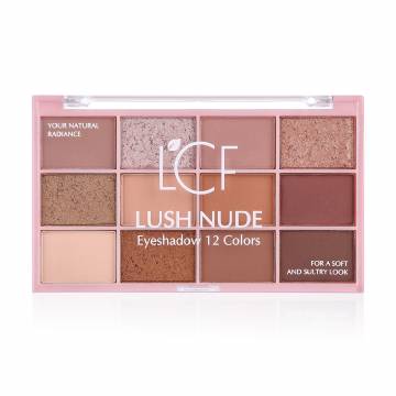 Палетка теней для век LCF Lush Nude Eyeshadow 12 Colors, 10 г Палетка теней для век LCF Lush Nude Eyeshadow 12 Colors, 10 г