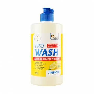 Средство для мытья посуды Pro Wash Лимон, 470 г Средство для мытья посуды Pro Wash Лимон, 470 г