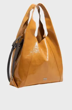 Женская оранжевая кожаная сумка Оранжевый ONESIZE Bimba Y Lola 252BBAJ8C.10623