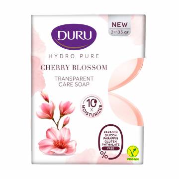 Косметическое мыло DURU Hydro Pure, Cherry Blossom, 2*135 г Косметическое мыло DURU Hydro Pure, Cherry Blossom, 2*135 г