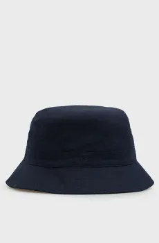Мужская темно-синяя льняная панама BUCKET Синий L-XL Gant 9901325