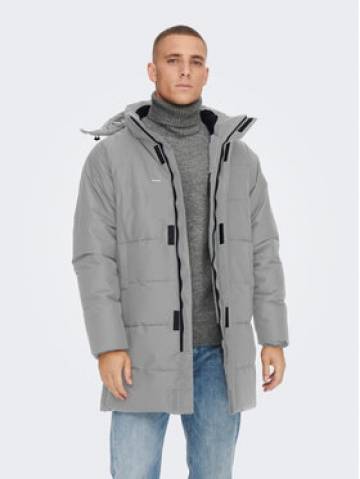 Only & Sons Пуховик 22020156 Сірий Regular Fit Only & Sons Пуховик 22020156 Сірий Regular Fit