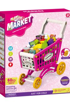 Детский игровой набор BEI DI YUAN TOYS Тележка с вкусностями, от 3 лет (922-153)