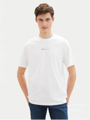 Tom Tailor Denim Футболка 1040880 Білий Relaxed Fit Tom Tailor Denim Футболка 1040880 Білий Relaxed Fit