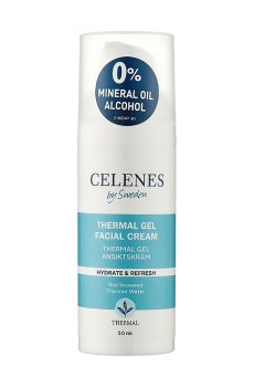 Термальный увлажняющий гель-крем Celenes Thermal Gel Facial Cream для всех типов кожи лица, 50 мл