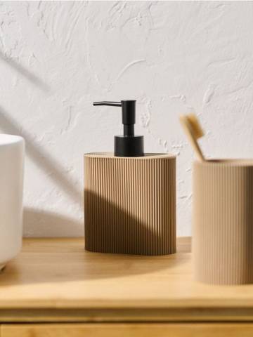 Дозатор для мила - бежевий