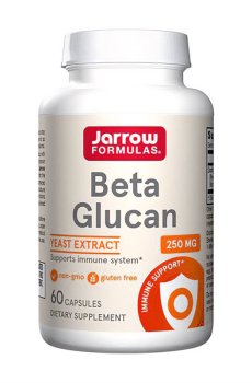 Бета-глюкан Jarrow Formulas Beta Glucan 250 мг, 60 капсул