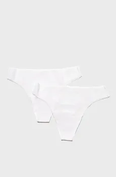 Женские белые трусики (2 шт) Белый L womensecret 7683089