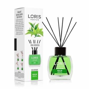 Аромадиффузор Loris Parfum Reed Diffuser Зеленый чай, 120 мл Аромадиффузор Loris Parfum Reed Diffuser Зеленый чай, 120 мл