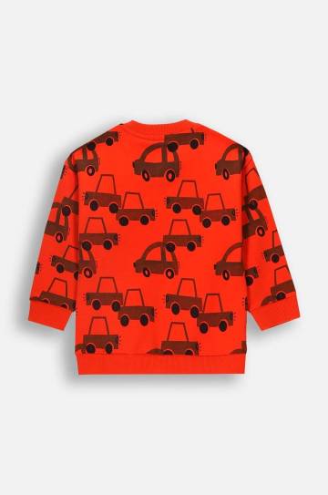Кофта для младенцев Coccodrillo цвет красный узор MY WAY BOY NEWBORN Кофта для младенцев Coccodrillo цвет красный узор MY WAY BOY NEWBORN
