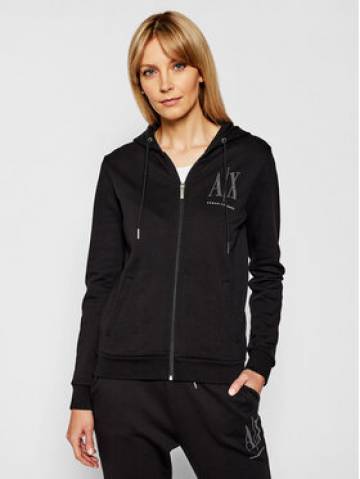 Armani Exchange Світшот 8NYM21 YJ68Z 1200 Чорний Regular Fit Armani Exchange Світшот 8NYM21 YJ68Z 1200 Чорний Regular Fit
