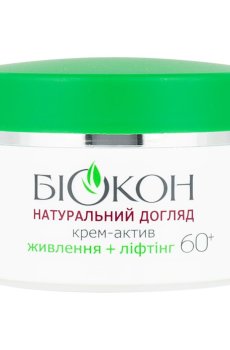 Крем-актив для лица Біокон Натуральный уход, Питание + лифтинг,  60+, 50 мл
