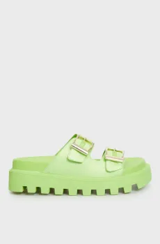 Женские салатовые слайдеры Салатовый 37 Arezzo A1254300030004U