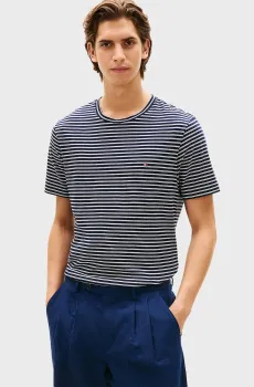 Мужская футболка в полоску SEASONAL REG FIT Разноцветный XXL Tommy Hilfiger MW0MW40923