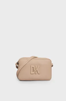 Женская бежевая кожаная сумка SEVENTH AVENUE CAMERA BAG Бежевый ONESIZE DKNY R33EKY31