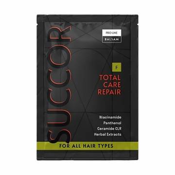 Восстанавливающий бальзам Succor Total Care Repair Balsam для всех типов волос, 10 мл Восстанавливающий бальзам Succor Total Care Repair Balsam для всех типов волос, 10 мл