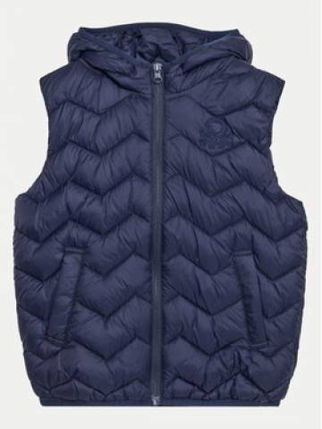 United Colors Of Benetton Жилет 2TWDCJ00R Cиній Regular Fit United Colors Of Benetton Жилет 2TWDCJ00R Cиній Regular Fit