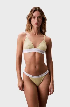 Женские желтые трусики STRING THONG Желтый L Calvin Klein LV00QD5264