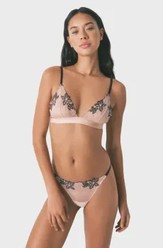 Женские пудровые трусики Розовый S womensecret 5352597