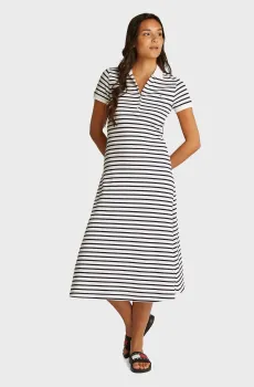 Женское платье в полоску Разноцветный S Tommy Jeans DW0DW20383