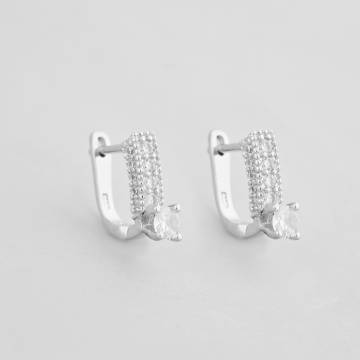 Серебряные серьги Minimal 9520407б Серебряные серьги Minimal 9520407б