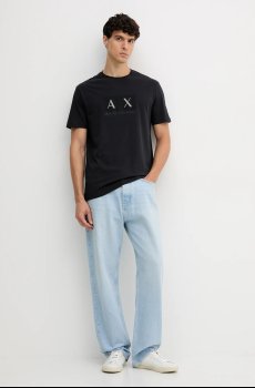 Хлопковая футболка Armani Exchange