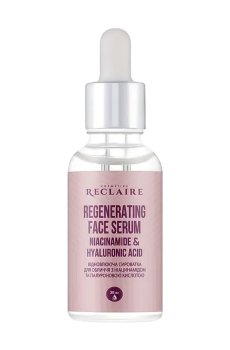 Восстанавливающая сыворотка для лица Reclaire Regenerating Face Serum с ниацинамидом и гиалуроновой кислотой, 30 мл