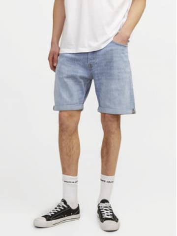 Jack&Jones Джинсові шорти Chris 12249095 Голубий Relaxed Fit Jack&Jones Джинсові шорти Chris 12249095 Голубий Relaxed Fit