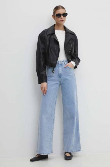Куртка Answear Lab женская цвет чёрный переходная oversize Куртка Answear Lab женская цвет чёрный переходная oversize