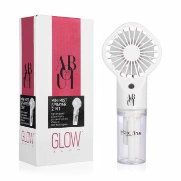 Портативный распылитель ABOUT face MINI MIST SPRAYER  2 in 1 для увлажнения лица с вентилятором, 20 мл