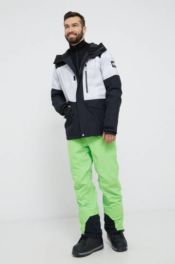 Брюки Quiksilver Boundry мужские цвет зелёный Брюки Quiksilver Boundry мужские цвет зелёный