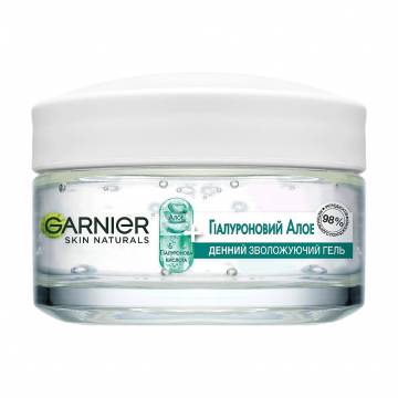 Гиалуроновый алоэ-гель для лица Garnier Skin Naturals Увлажняющий, для нормальной и комбинированной кожи, 50 мл Гиалуроновый алоэ-гель для лица Garnier Skin Naturals Увлажняющий, для нормальной и комбинированной кожи, 50 мл