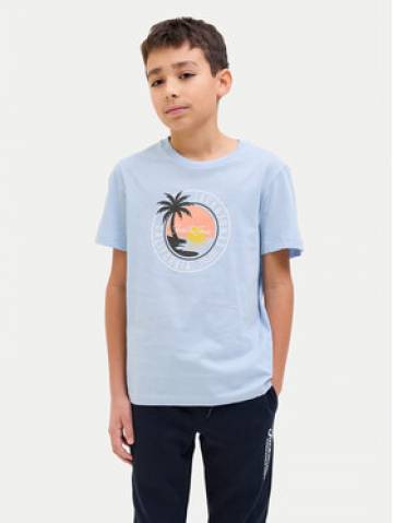 Jack&Jones Junior Футболка Palm 12269922 Блакитний Regular Fit Jack&Jones Junior Футболка Palm 12269922 Блакитний Regular Fit