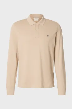 Мужское бежевое поло RUGGER Бежевый XL Gant 2230