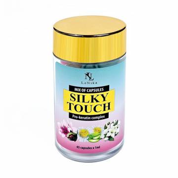 Микс из капсул для волос LeNika Silky Touch Pro-Keratin Complex Mix Of Capsules Шелковое прикосновение, 45*1 мл Микс из капсул для волос LeNika Silky Touch Pro-Keratin Complex Mix Of Capsules Шелковое прикосновение, 45*1 мл