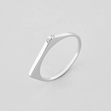 Серебряное кольцо Minimal 1276-17 17 Серебряное кольцо Minimal 1276-17 17
