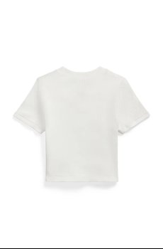 Детская хлопковая футболка Polo Ralph Lauren