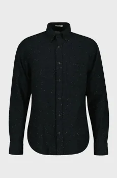 Мужская черная рубашка FLANNEL Черный S Gant 3250247