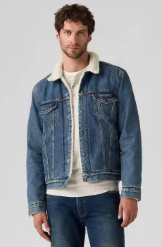 Мужская голубая джинсовая куртка Голубой M Levi’s® 16365;0292