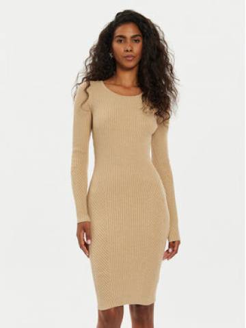 Guess Трикотажна сукня Vanessa W4BK24 Z3I22 Бежевий Regular Fit Guess Трикотажна сукня Vanessa W4BK24 Z3I22 Бежевий Regular Fit