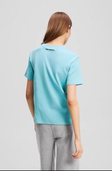 Хлопковая футболка Karl Lagerfeld IKON